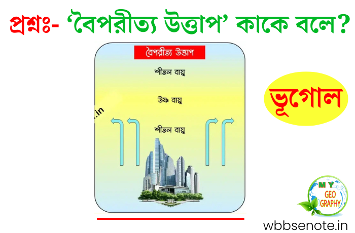 বৈপরীত্য উত্তাপ কাকে বলে? What is Inversion of Temperature?